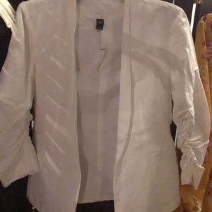 White blazer